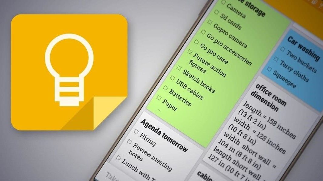 google keep notes